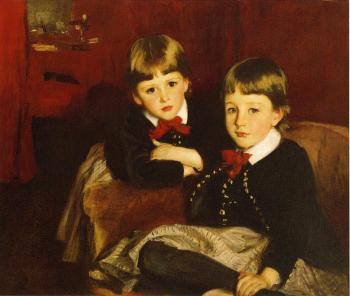 John Singer Sargent : Portrait of Two Children